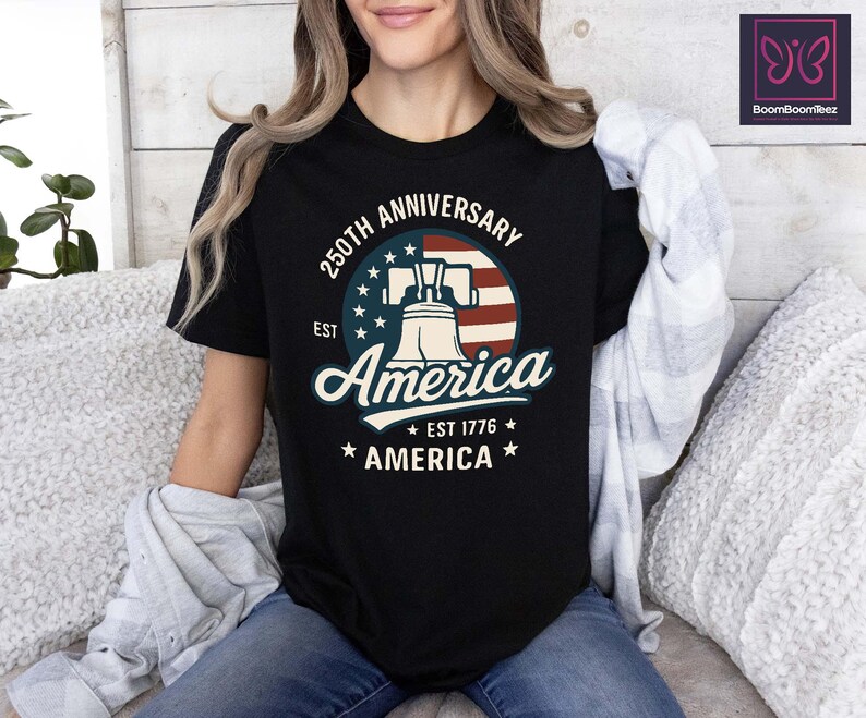 250th Years Semiquincentennial T-Shirt,1776-2026 America 250th Anniversary Tee,Patriotic Gift,4th of July Shirt,Independence Day Gift image 7
