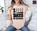 100 Days of School Baseball Graphic T-Shirt, Unisex Kids School Tee, Teacher Student Gift