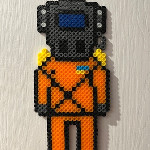 Lethal company guy bead art