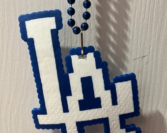 Dodgers bead art