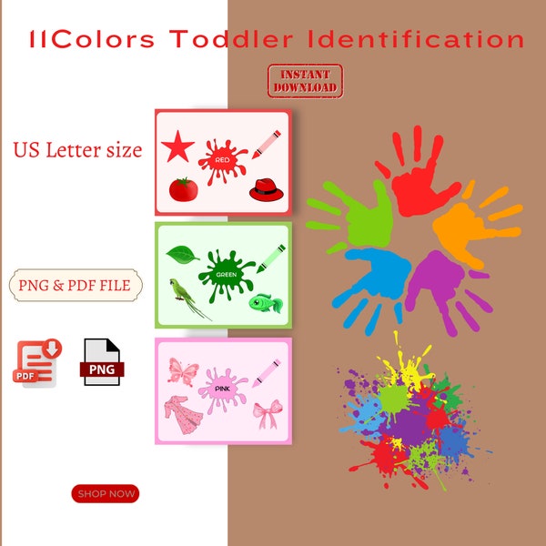 Learn color, Color identification, Early Development, Preschool Cognitive Skills,Visual Learning Hands-on Activities, Interactive Learning