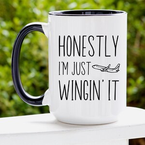 Custom Pilot Mug, Personalized Aviation Gift, Custom Coffee Mug, Aviator Cup, Pilot Present, Gift for Him, Large Ceramic Mug, Quote Mug