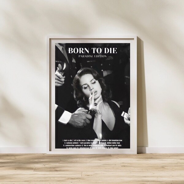 Lana Del Rey Poster, Ästhetisches Poster, Vintage Poster, Ästhetische Wandkunst, Geschenk für Lana Del Rey Fan, Geschenk für Sie, Geschenk für Tochter, y2k