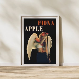 Fiona Apple Poster, Aesthetic Poster, Vintage Poster, Aesthetic Wall Art, Gift for Fiona Apple Fan, Fiona Apple Merch, Mental Health Poster