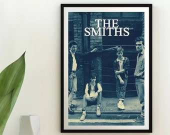 Cartel de The Smiths, cartel estético, cartel vintage, arte estético de la pared, regalo para el fan de los Smiths, fan de los Smiths, impresión de los Smiths, rock independiente