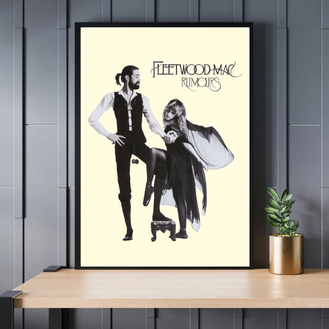 Fleetwood Mac Poster, Vintage Poster, Retro Poster, Vintage Wall Art ...