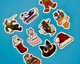 Furry Winter Stickers