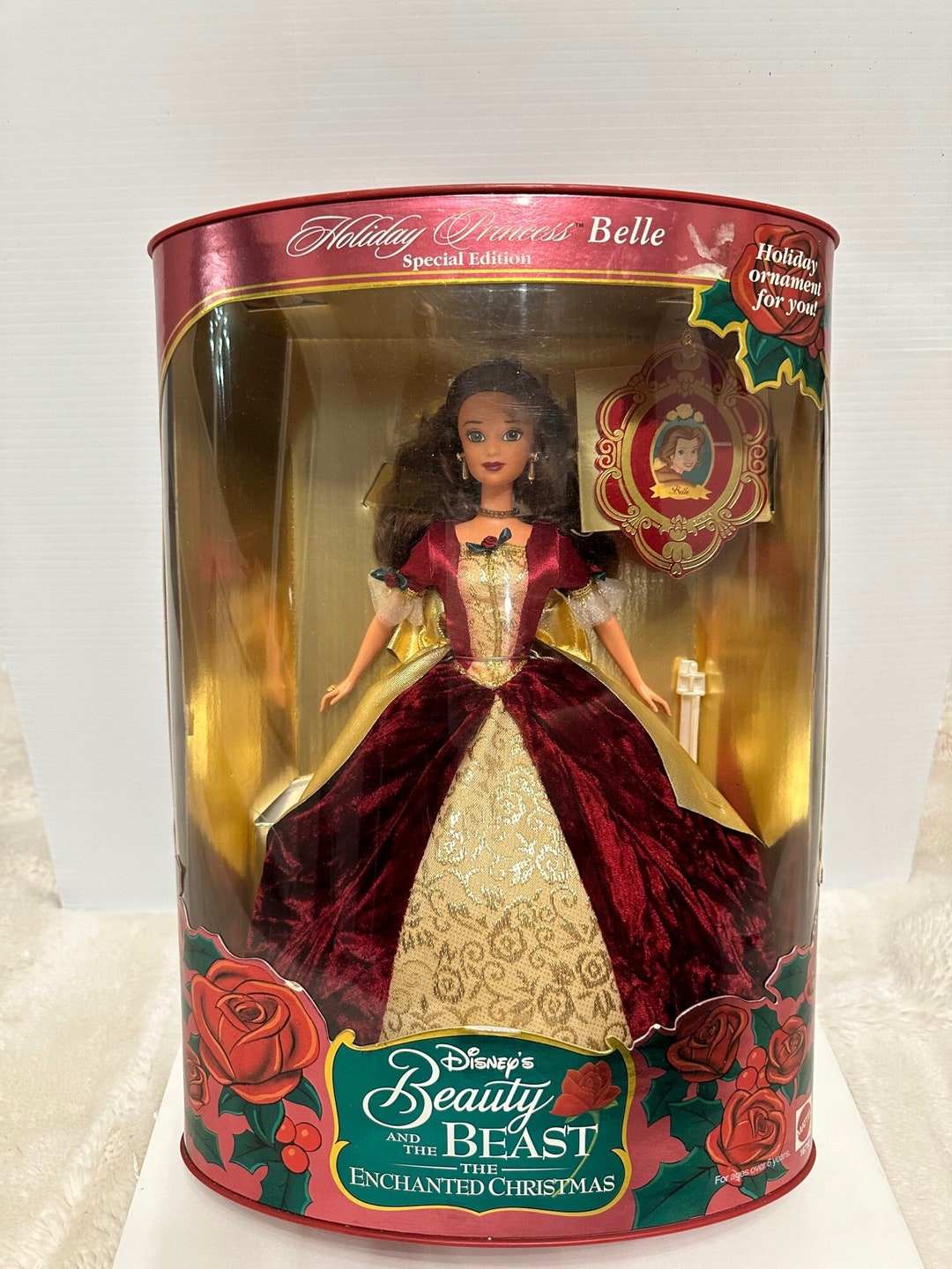 Holiday Princess Belle - Special Edition並行輸入品 Mint Condition Sealed Display Box Disney\u0027s Beauty and the Beast