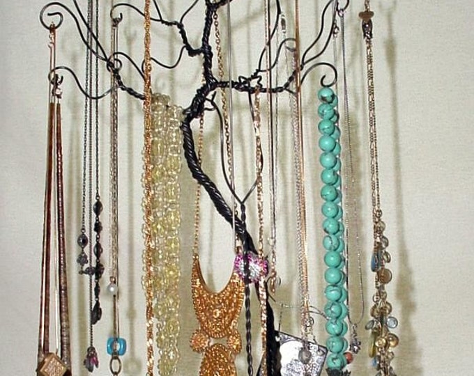 Jewelry Necklace Tree Stand Holder Rack Etsy