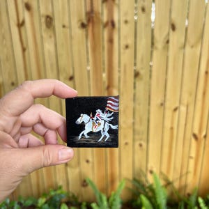 Mini pintura acrílica de Cowboy Carter