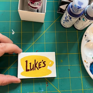 Luke’s logo Mini Acrylic Painting