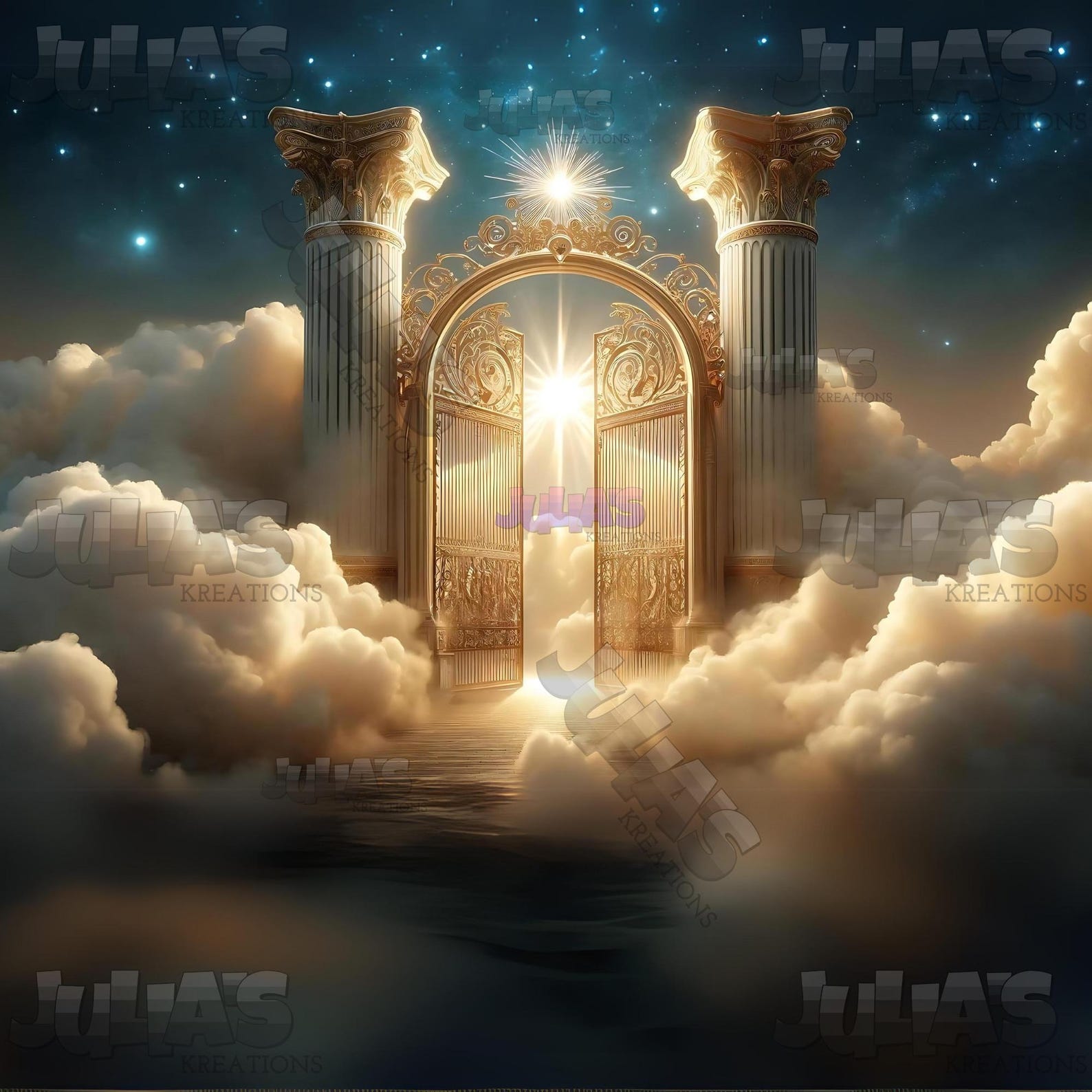 Memorial, Blue, Gold, Background, Doves, Heaven, Wings, Golden Gate ...
