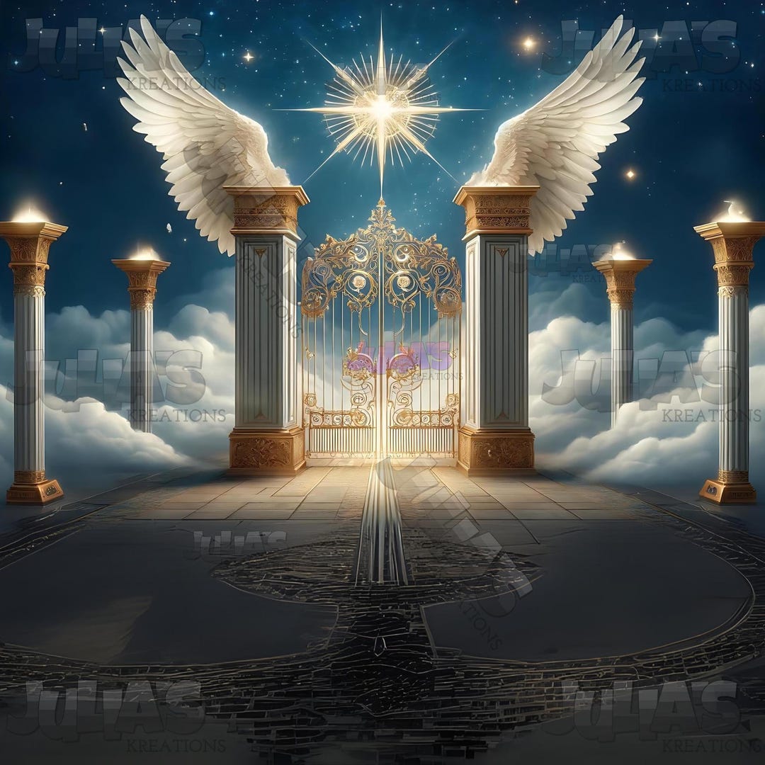 Heavenly Ascent PNG: Celestial Gateway Digital Art (300 DPI) - Etsy
