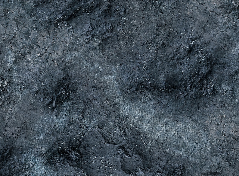 K&ouml;nnte beinhalten: Ein dunkelgrauer, strukturierter Hintergrund mit einer rauen, unebenen Oberfl&auml;che. Der Hintergrund hat ein leicht marmoriertes Aussehen mit blauen und schwarzen Farbt&ouml;nen.