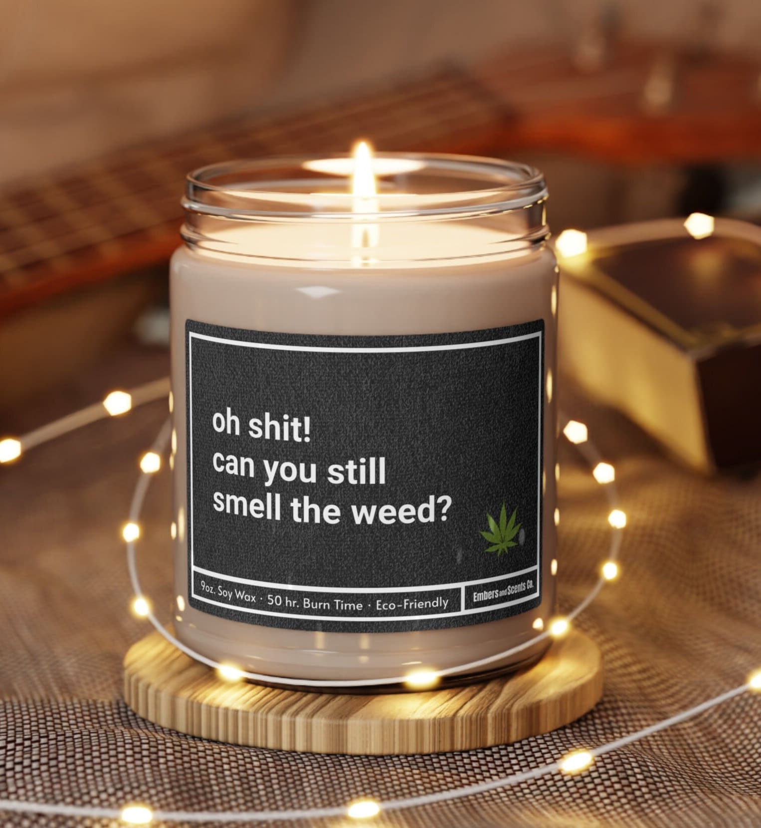 Oh Shit Can You Still Smell the Weed Candle, Marijuana Gifts, 420gifts, Stoner Gifts, Odor