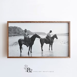 Western Frame TV Art | Vintage Cowboy Frame TV Art | Vintage Western Sketch Frame TV Art | Trending tv art | Frame tv art set Western tv Art