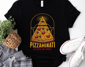 Pizzaminati in Pizza We Crust shirt Pizza Aesthetic Funny Pizza shirt Pizza Planet shirt  Pizza Gifts Pizza Teacher  Pizza Party Pizza Lover