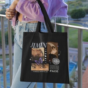 Bts Jimin Tote Bag - Etsy