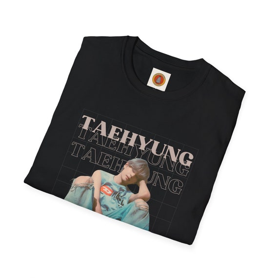 BTS V Vintage Retro Unisex Softstyle T-shirt Layover Kim Taehyung