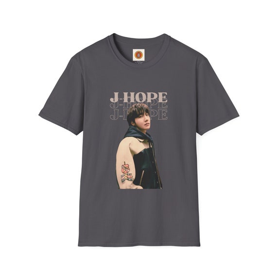 BTS J-hope Vintage Retro Unisex Softstyle T-shirt Hobi Jung