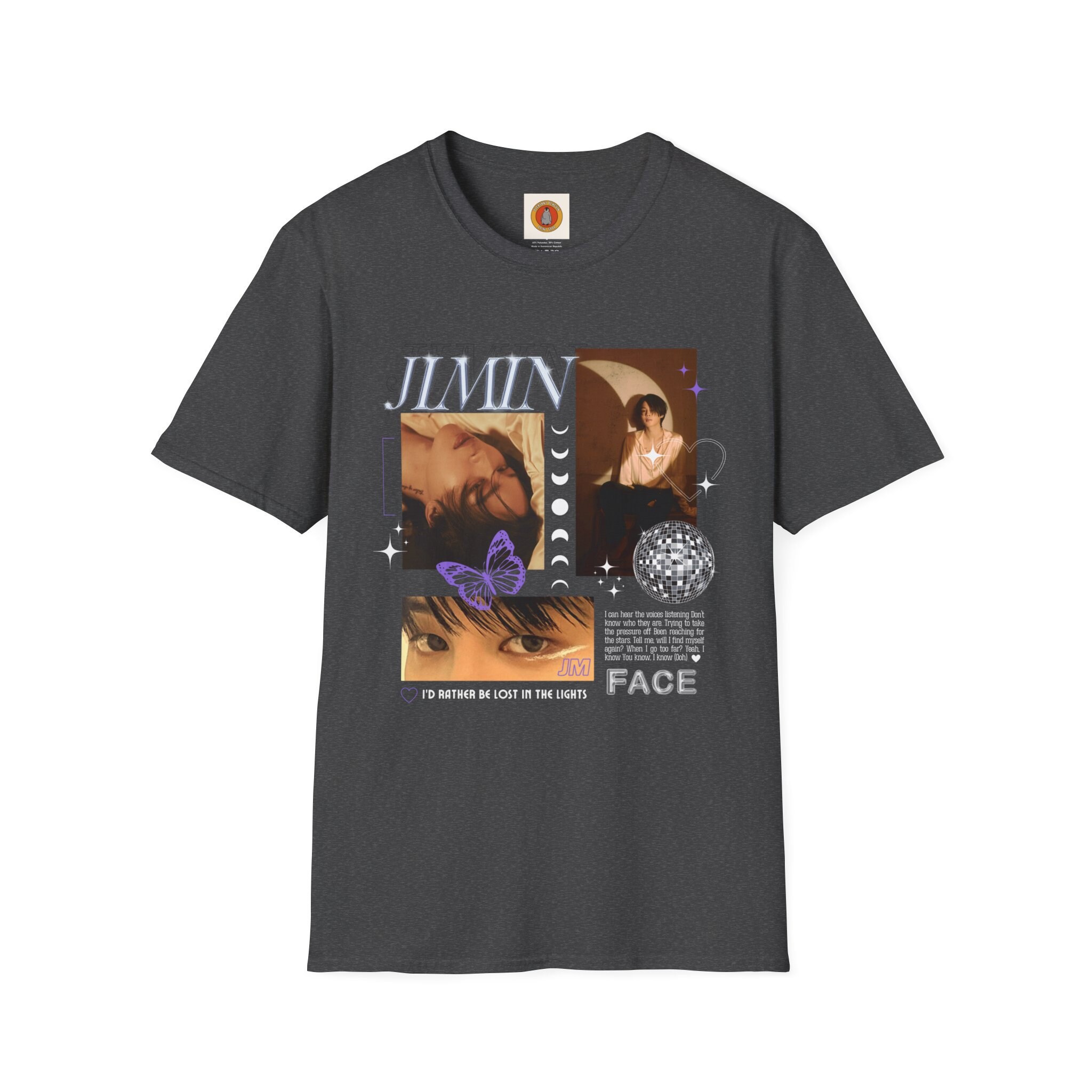 BTS Jimin Y2K Aesthetic Unisex Softstyle T-shirt / Bangtan