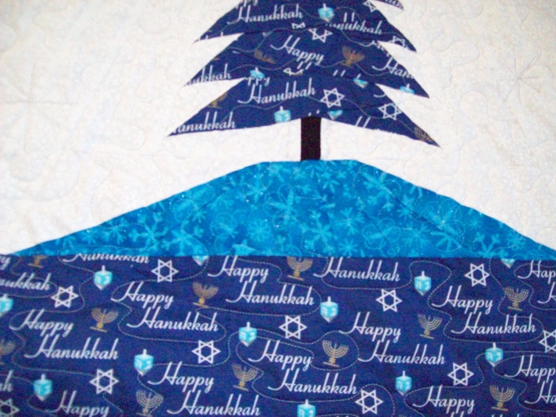 Hanukkah tree skirt