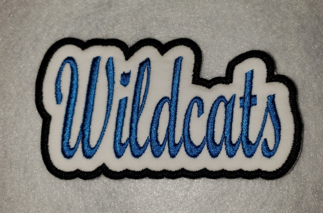 InspireMe Kentucky Wildcats Embroidered Iron-On Patch – Custom Sizes, NCAA, Baseball