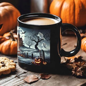 Haunted House Coffee Mug, Halloween Coffee Mug, Funny Halloween, Halloween Coffee Cup, Spooky Cup, Spooky Mug, Halloween Lover Gifts