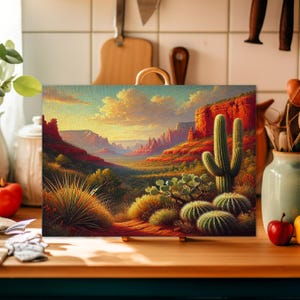 Red Rock Desert Cutting Board, Gift for Mom, Housewarming Gifts, Wedding Gifts, Gift for Chef, Cutting Board Gift, Unique Housewarming Gift