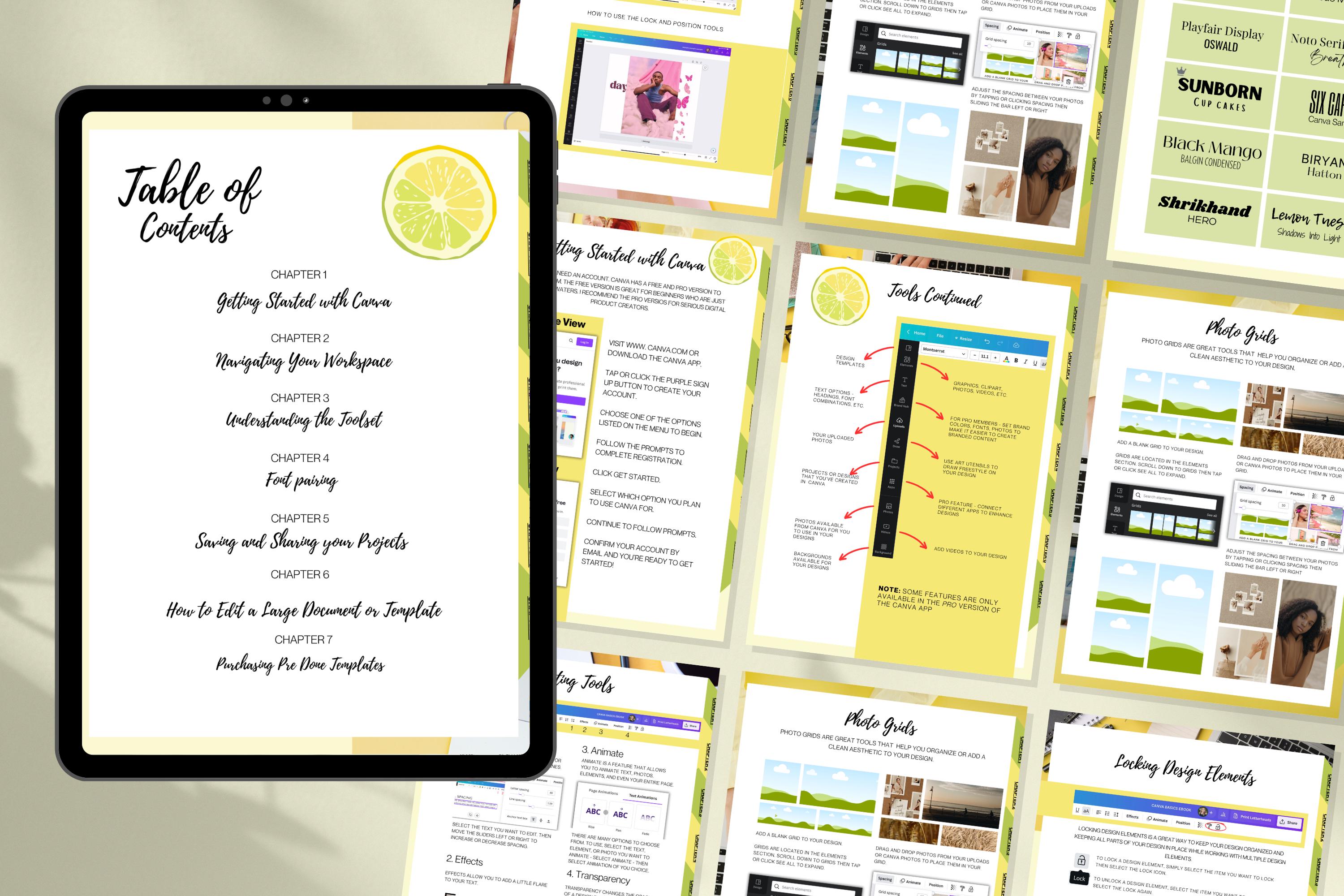 Canva Crash Course Ebook | Canva Tutorial for Beginners | Free & Pro ...