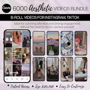 6000+ B-Roll Videos Bundle: Faceless Content (Digital Download)