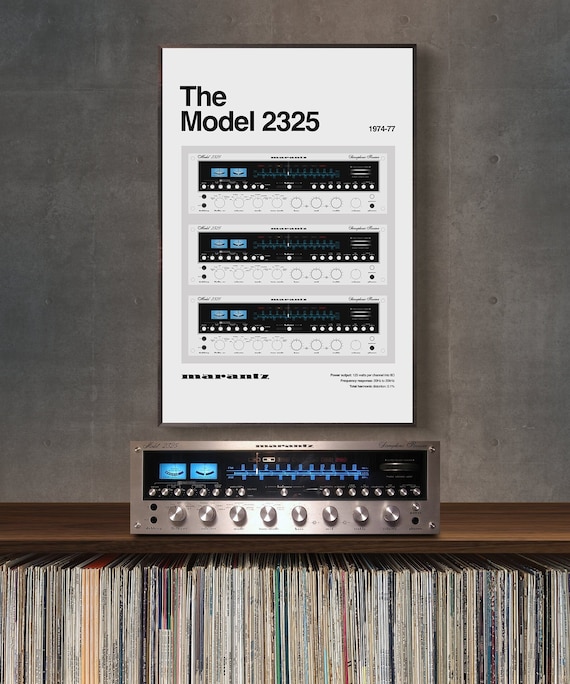 【オラウータン501様】2025年製 美品 marantz NR1200 Marantz Model 2325 Vintage Audio Poster, Vintage 70s Poster