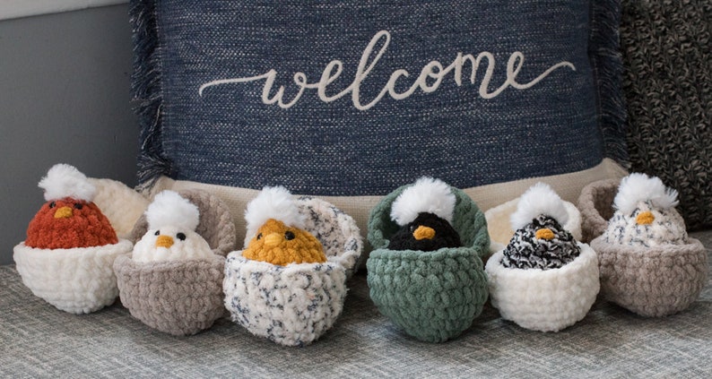 Poussin dans un oeuf au crochet image 6