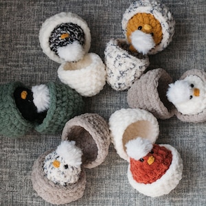 Crochet Chick in Egg