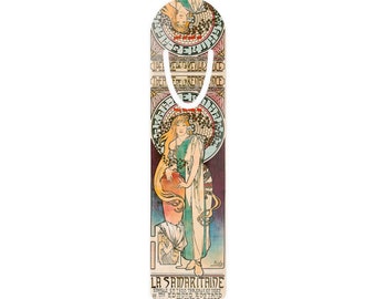 Art Nouveau Sarah Bernhardt Bookmark, art deco gift for book lovers, readers