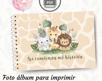 This is how my story begins/newborn/baby photo album/first years/gift for pregnant woman/diary/baby book/baby journal