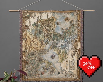 Octopath Traveler Woven Tapestry Throw Blanket Woven Blanket Tapestry Throw Decor Blanket for Gamer Home Decor Gift for Gamer