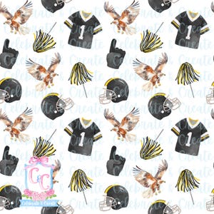 USM Südliche Mississippi Aquarell NAHTLOSES MUSTER png Clipart Grandmillennial Fleur de Lis Hintergrund Fußball Collegiate College Jubeln