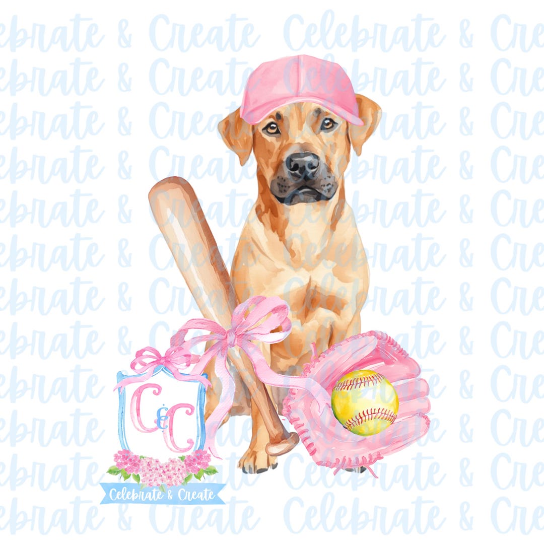 Rhodesian Ridgeback Watercolor PNG Clipart Clip Art Pink Softball Soft ...