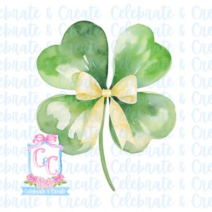 Aquarelle trèfle trèfle jaune noeud PNG Clipart Clip Art Invitation mars lutin coquette grand-millénaire verdure Saint-Patrick