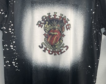 Rolling Stone Graphic Bleached T-Shirt