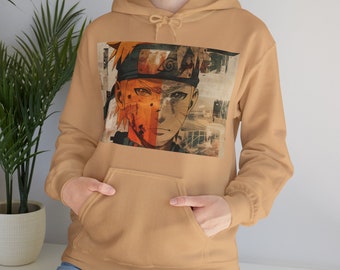 NARUTO HOODIE/Unisex/Diseño de alta calidad/Sudadera con capucha anime/Algodón