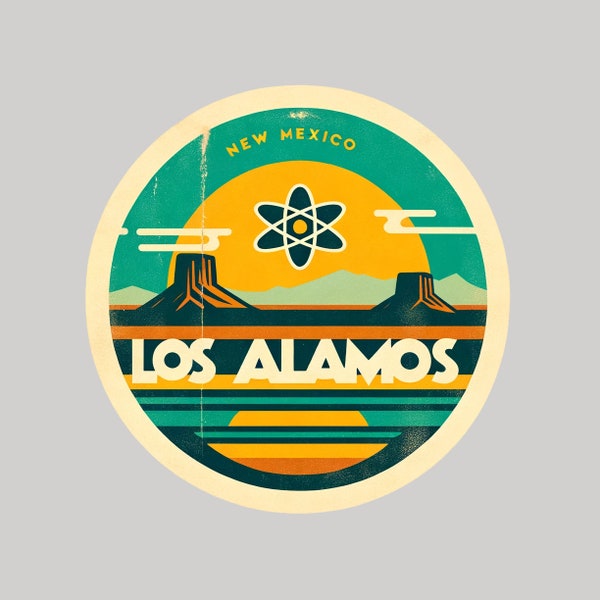 Los Alamos, New Mexico Sticker, 3x3 in.