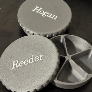 Small Storage Box Personalized for Guitar Picks, Medicine, and Small Items