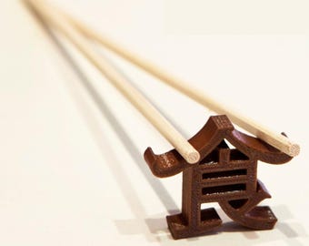 Chopsticks Holder Customizable, Asian Cuisine Tableware Accessory, Asian Decor