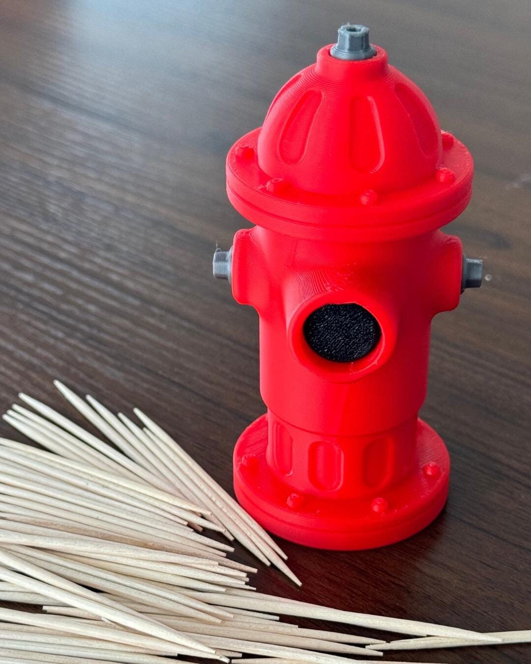 Fire Hydrant Toothpick Holder, Quirky 3D Printed Kitchen Decor, Perfect ...