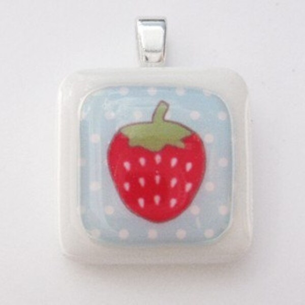 Petite Strawberry Pendant