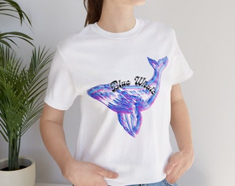 t-shirt original baleine bleue