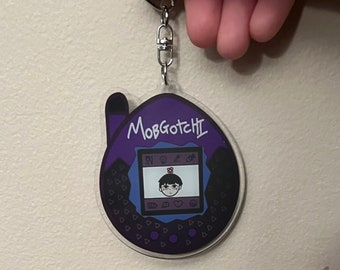 3in Mobgotchi Double Sided MP100 Acrylic Keychain Charm