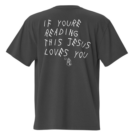 Jesus Loves You Oversized Faded T-shirt - Etsy